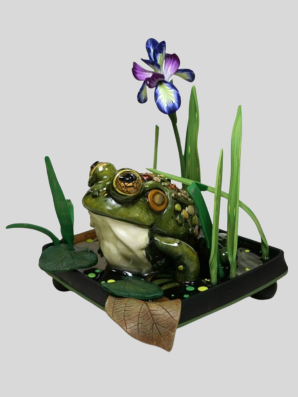 Sculpting a Polymer Clay Frog in a Pond