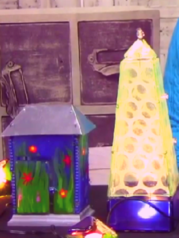 Fused Glass Garden Lights and Lanterns - Image 3