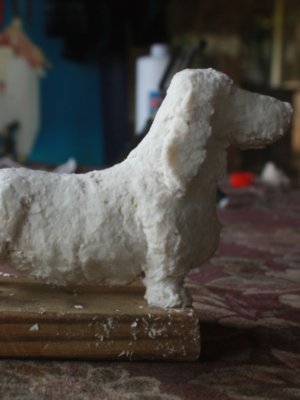 How to Create Paper Mache Canine Statues - Image 4