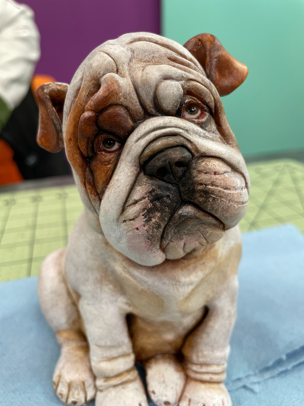 Polymer clay dog sales sculptures