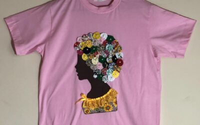 How to Decorate a Shirt with “Brazilian Fuxico”