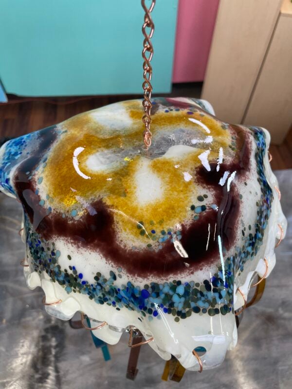 How to Create a Fused Glass Hanging Jellyfish Sculpture - Image 4