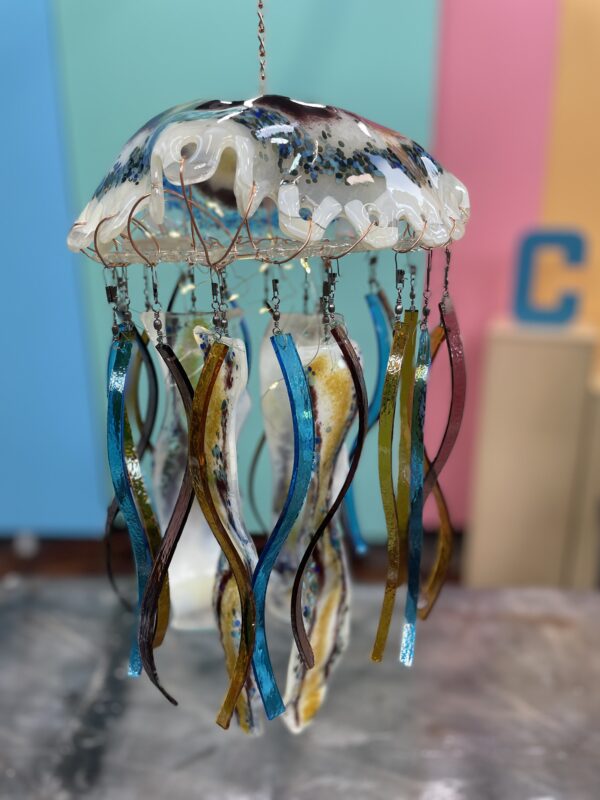 How to Create a Fused Glass Hanging Jellyfish Sculpture - Image 8