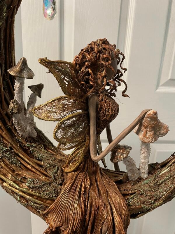 The Moon Lady Fabric Sculpture With Paverpol - Image 5