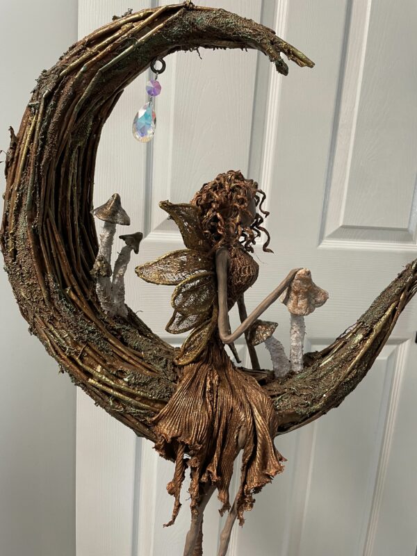 The Moon Lady Fabric Sculpture With Paverpol - Image 7