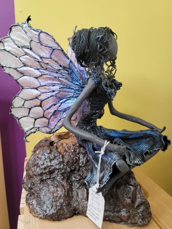 The Moon Lady Fabric Sculpture With Paverpol