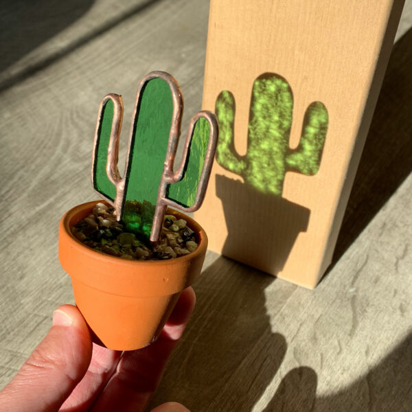 How to Make a Simple & Tiny Stained Glass Cactus - Image 4