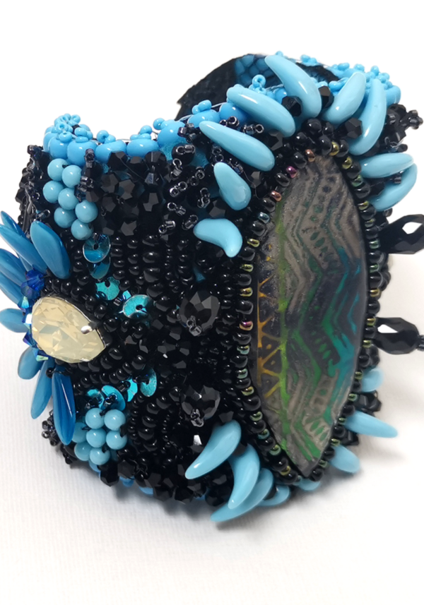 Exploring the Intricate Beauty of Bead Embroidery While Making a Bead Embroidered Cuff