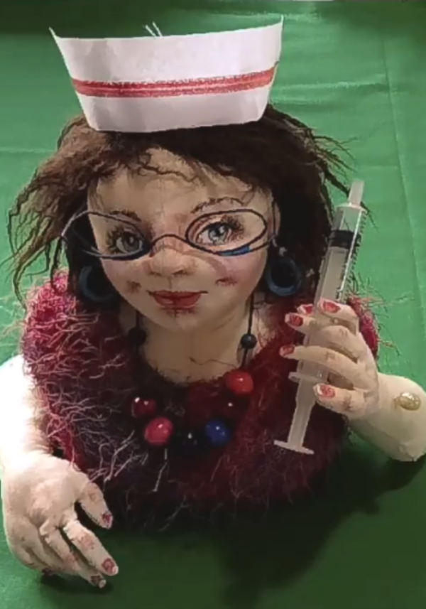 Needle Sculpting a Character Cloth Doll - Image 3