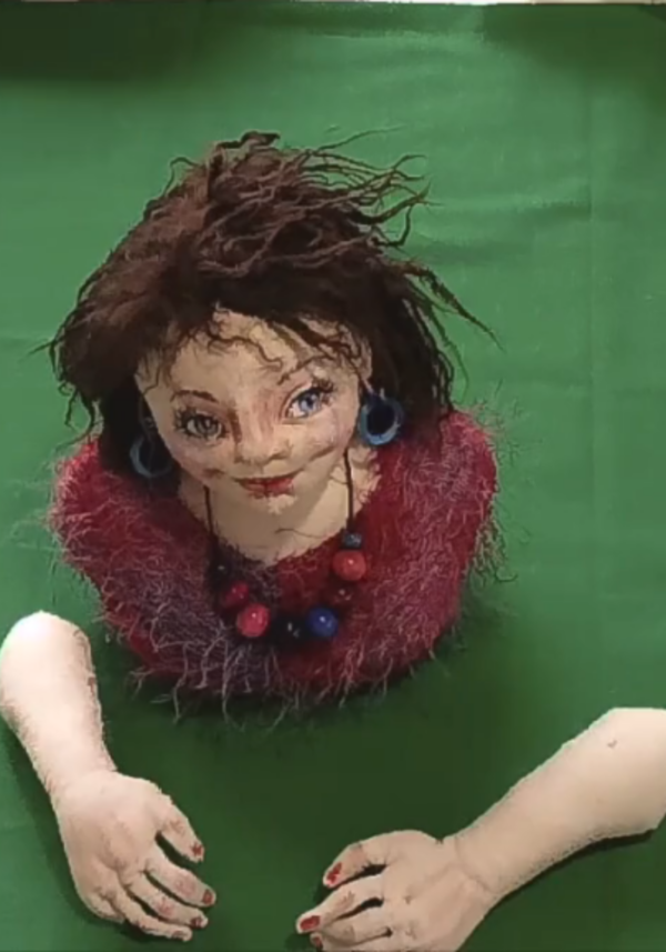 Needle Sculpting a Character Cloth Doll - Image 5