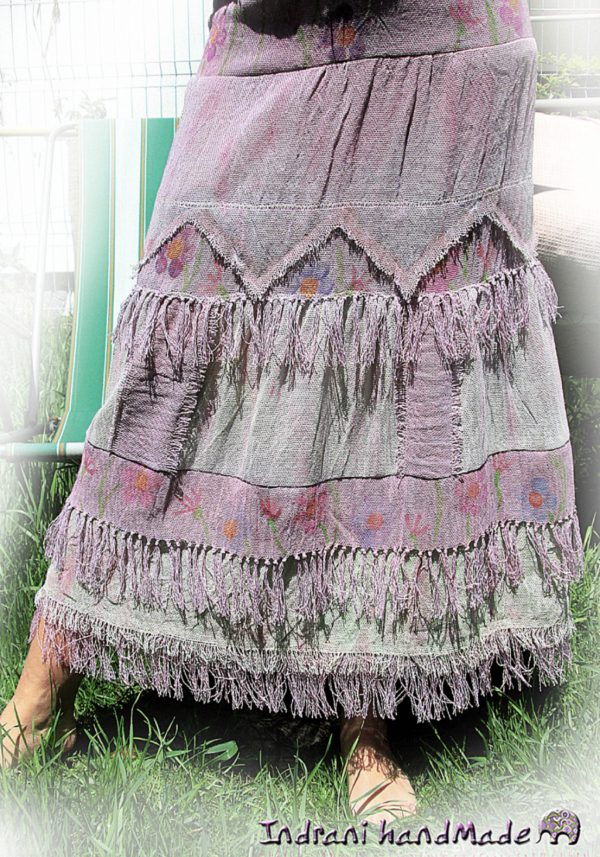 Fringe Flowers Skirt - Image 4