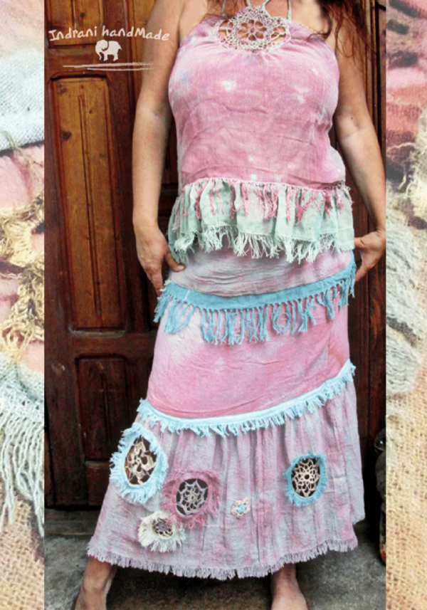 Fringe Flowers Skirt - Image 5