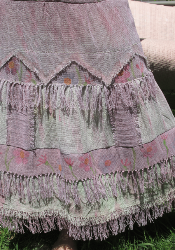 Fringe Flowers Skirt - Image 6