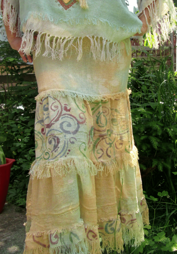 Fringe Flowers Skirt - Image 7