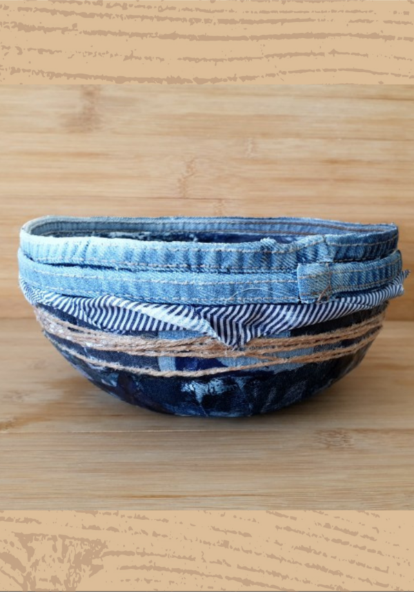 Textile Mixed Media Art Bowls